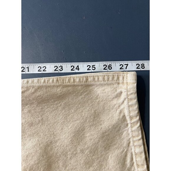 L.L. Bean Womens Tan Jeans Sz 16 Petite Orginal Fit / Relaxed Denim Plus Size - Picture 7 of 7